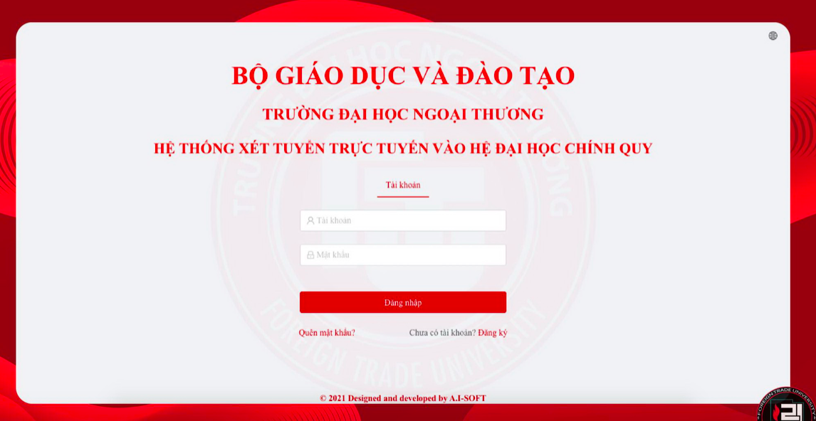 Trường Đại học Ngoại thương mở cổng đăng ký xét tuyển trực tuyến từ ngày 20/6