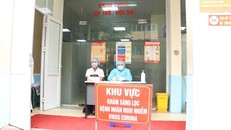 Khu vực khám sàng lọc bệnh nhân tại BVÐK Hà Ðông.