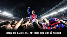 Messi rời Barcelona: Kết thúc của một kỷ nguyên