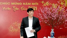 GS.TS Nguyễn Thanh Long- Bộ trưởng Bộ Y tế phát biểu tại cuộc họp