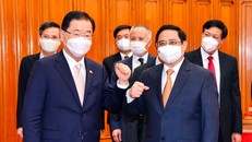 Thủ tướng Phạm Minh Chính đề nghị sớm đưa kim ngạch thương mại Việt Nam-Hàn Quốc lên 100 tỷ USD