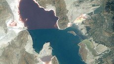 Hạn hán khiến mực nước Hồ Muối Lớn ở Mỹ thấp kỷ lục