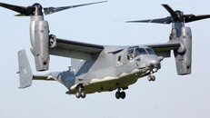 Máy bay vận tải Osprey của quân đội Mỹ. - Ảnh: AP