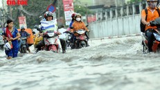 TP Hồ Chí Minh đang phải chịu ảnh hưởng nặng nề của tình trạng nước biển dâng. Ảnh: Mạnh Linh/Báo Tin tức.