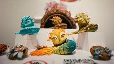 Tác phẩm NÀNG LÁ của Nấm Claywork. Ảnh: Chơi chung cho vui | Bảo Nguyễn.