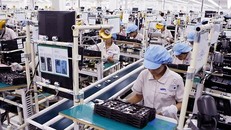 Sản xuất linh kiện điện tử. (Ảnh minh họa. Nguồn: TTXVN)