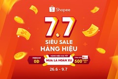 7.7 Siêu Hội Hàng Hiệu mang đến đại tiệc hàng chính hãng ưu đãi lên đến 50% cho người dùng Shopee