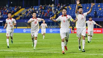 Nòng cốt tuyển U23 Việt Nam tại VCK U23 châu Á 2022 vẫn là những cầu thủ vừa giành HCV SEA Games 31. Ảnh: VFF. 