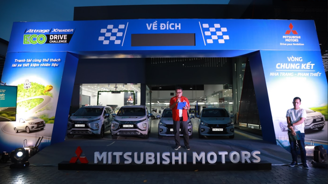 Thử thách lái xe tiết kiệm nhiên liệu với Mitsubishi Xpander và Attrage xác lập kỷ lục mới