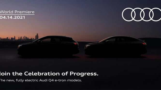 Audi Q4 E-Tron và Q4 E-Tron Sportback chuẩn bị ra mắt