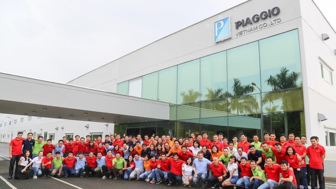 Piaggio Việt Nam được vinh danh trong top 50 doanh nghiệp FDI