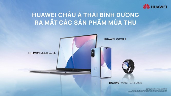 Huawei ra mắt các sản phẩm mùa thu, laptop, điện thoại và đồng hồ thông minh