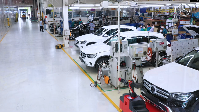 Mercedes-Benz Việt Nam đầu tư mạnh mẽ vào hệ thống dây chuyền sản xuất và lắp ráp