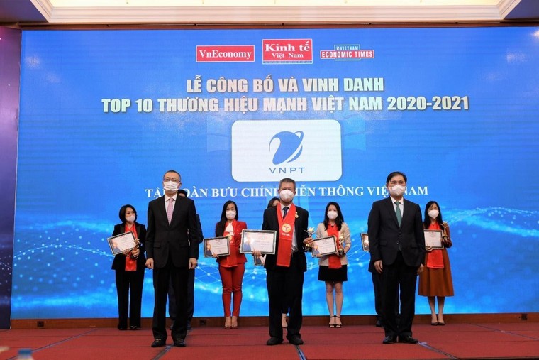 VNPT được vinh danh trong TOP 10 Thương hiệu mạnh Việt Nam 2020-2021 ảnh 2