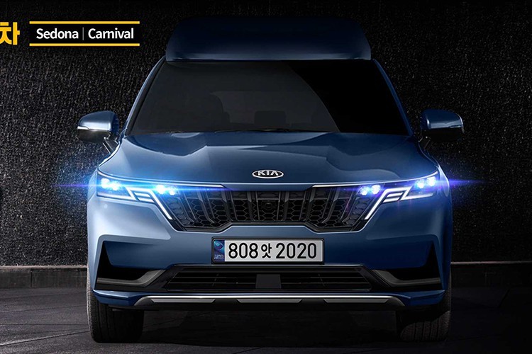 Kia Sedona 2021 phong cách "sang chảnh" như Lexus lộ diện - Hình 3 Kia Sedona 2021 phong cach