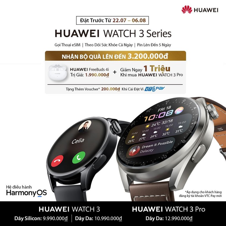 Huawei giới thiệu Watch 3 và Watch 3 Pro - Định chuẩn mới cho đồng hồ thông minh cao cấp ảnh 9