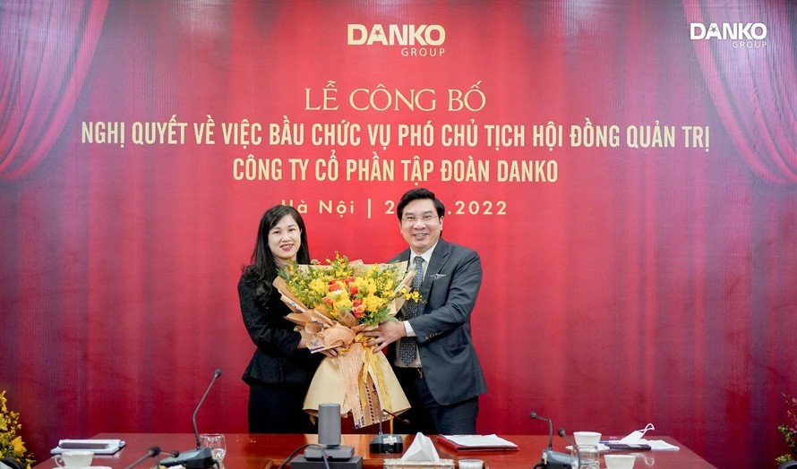 Bà Trần Thị Thu Thủy vừa được bầu làm Phó Chủ tịch Danko Group