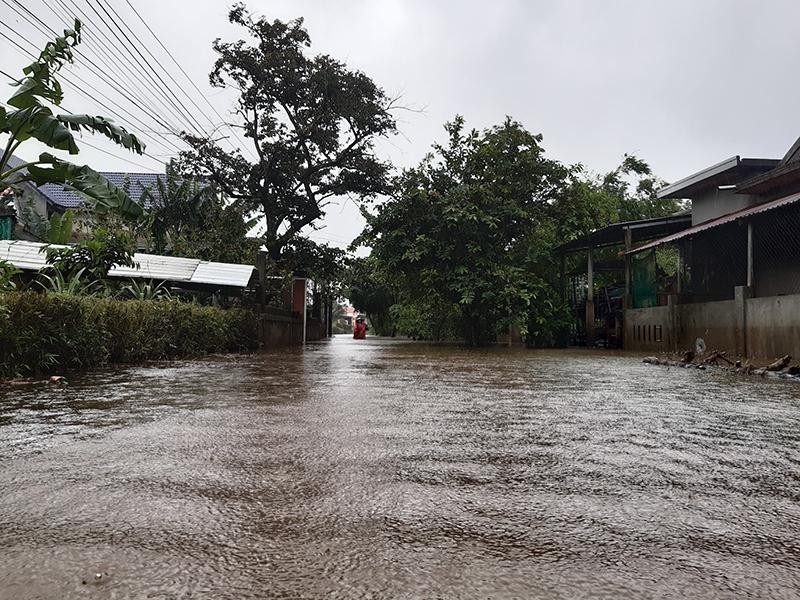 Nhiều khu vực bị ngập lụt vì mưa lớn kéo dài. (Ảnh: Kinh tế & Đô thị)