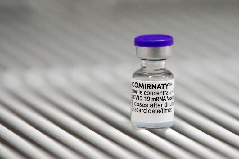 Vaccine Corminaty của hãng dược Pfizer-BioNTech. (Ảnh: Internet)