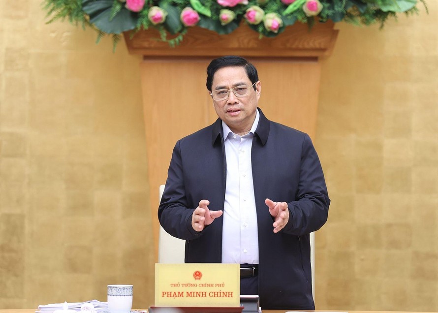 Ngày 7/12, Thủ tướng Chính phủ Phạm Minh Chính đã ký Nghị định 108/2021/NQ-CP về việc điều chỉnh lương hưu, trợ cấp bảo hiểm xã hội và trợ cấp hàng tháng. Ảnh: TTXVN 