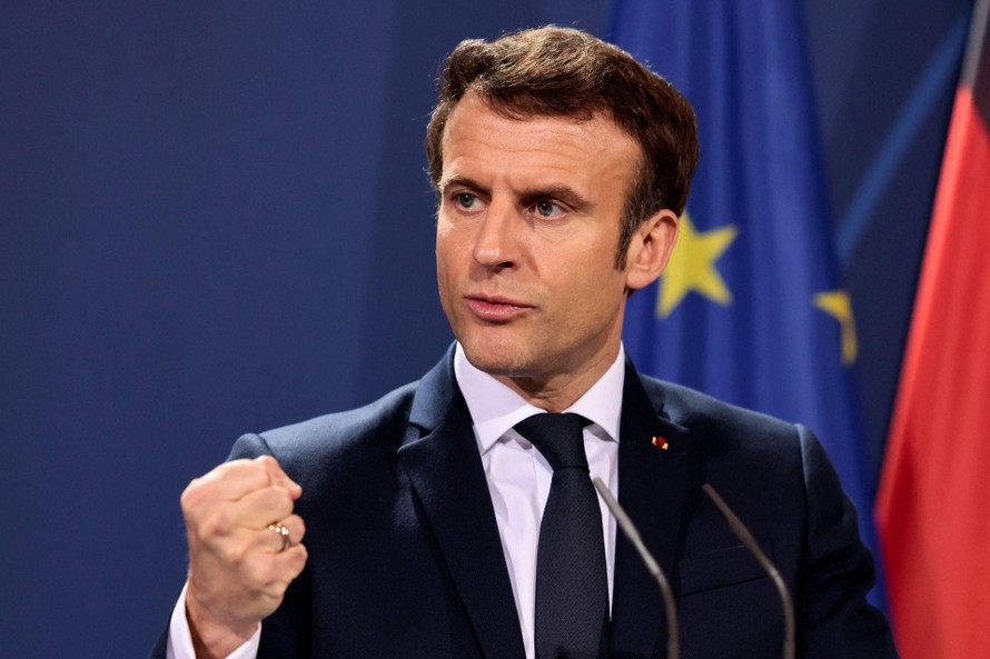 Tổng thống Pháp Emmanuel Macron sẽ tranh cử cho nhiệm kỳ hai của mình. Ảnh: AFP/TTXVN 