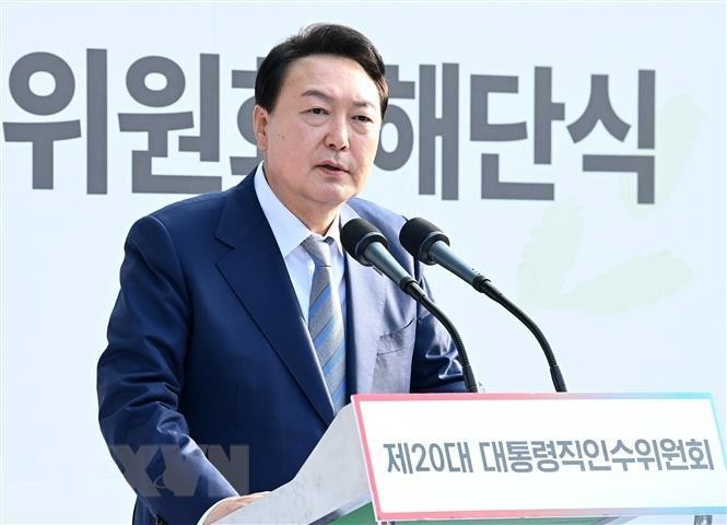 Tổng thống Hàn Quốc Yoon Suk-yeol. (Ảnh: TTXVN)