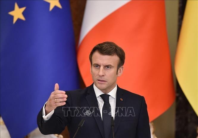 Tổng thống Pháp Emmanuel Macron. Ảnh: Reuters 