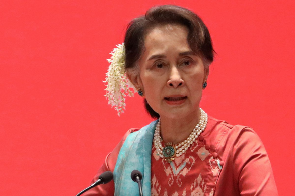 Cựu cố vấn nhà nước Myanmar Aung San Suu Kyi. Ảnh: Reuters
