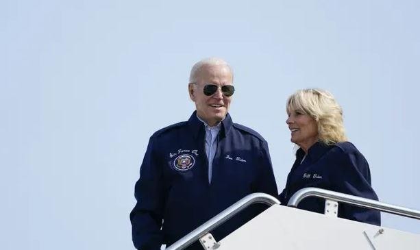 Tổng thống Mỹ Joe Biden và đệ nhất phu nhân Jill Biden. (Nguồn: AP) 