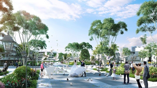 Quảng trường trung tâm dự án FLC Lux City Quy Nhơn