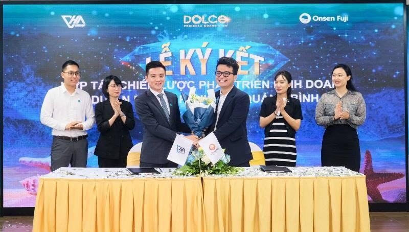 Onsen Fuji và VHA Group ‘bắt tay’phát triển kinh doanh dự án Dolce Penisola Quảng Bình
