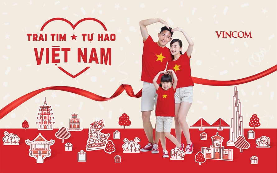 Chương trình lễ hội “Trái tim Việt Nam – Tự hào Việt Nam” sẽ diễn ra trên toàn hệ thống từ ngày 27/4 – 1/5