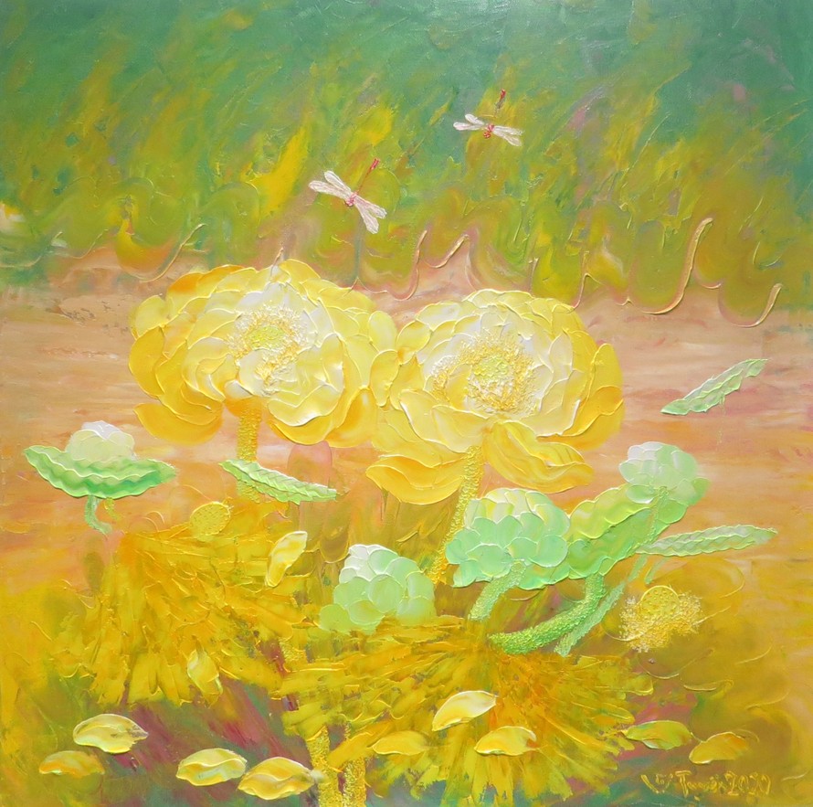 Ngắm hoa sen cùng họa sĩ Vũ Tuyên để an tâm giữa mùa COVID-19