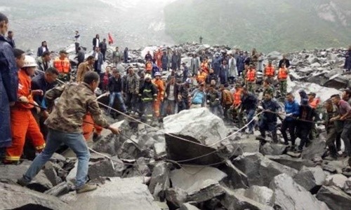 Lở đất ở Trung Quốc, 100 người có thể bị chôn vùi