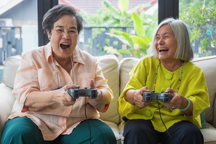 Người cao tuổi Trung Quốc 'nghiện game'
