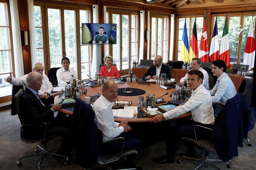 G7 cam kết sát cánh với Ukraine