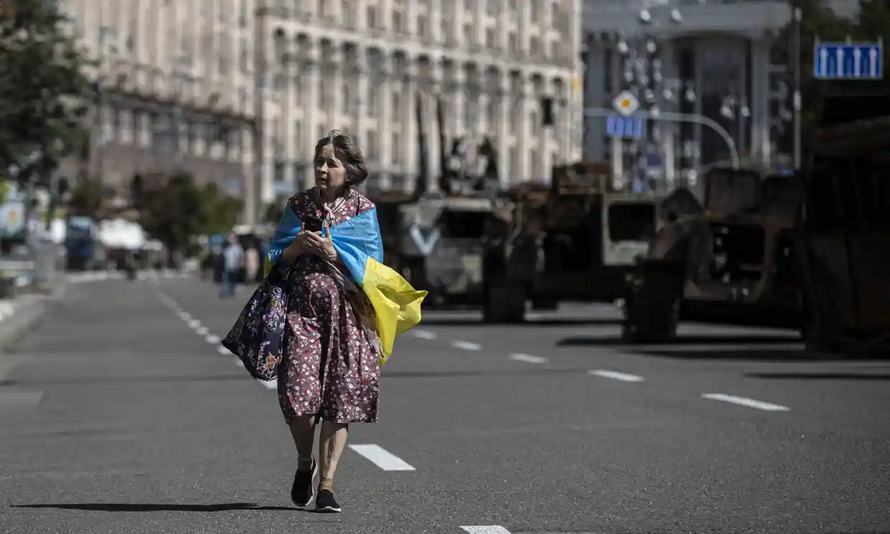 Tâm trạng rối bời của người dân Ukraine trong ngày độc lập