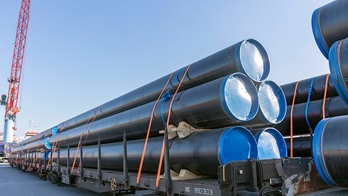 Đường ống khí đốt “Dòng chảy phương Bắc-2” (Nord Stream-2). (Ảnh tư liệu).