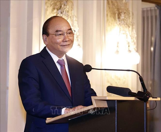 Chủ tịch nước Nguyễn Xuân Phúc tiếp một số doanh nghiệp hàng đầu Thụy Sĩ
