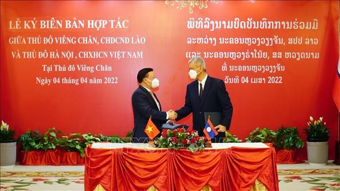 Hà Nội và và thủ đô Viêng Chăn (Lào) tăng cường hợp tác