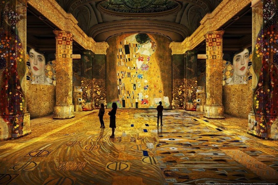 Triển lãm các kiệt tác phiên bản kỹ thuật số của danh họa Gustav Klimt tại New York