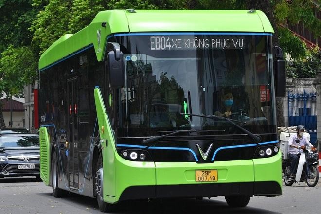 Dự kiến đến năm 2022, sẽ có 9 tuyến xe buýt điện được mở mới trên địa bàn TP Hà Nội. - Ảnh: Dân Trí