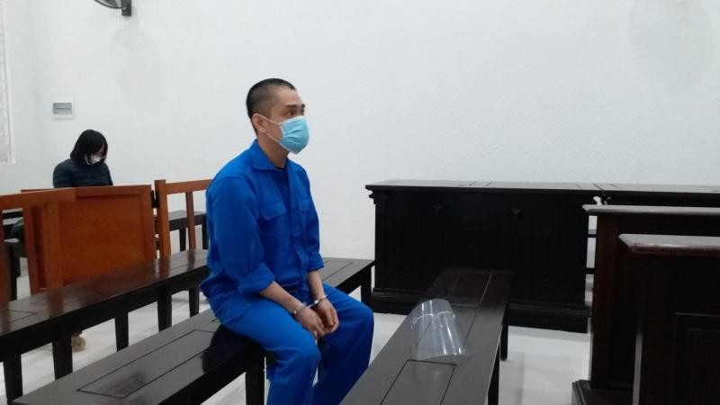 Bị cáo Huy tại phiên tòa. (Nguồn: cand.com.vn)