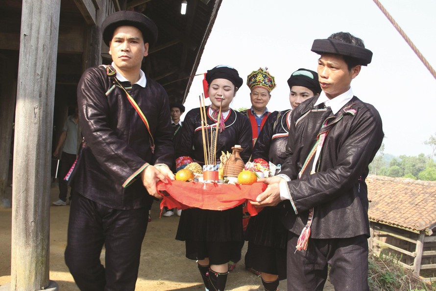 Giữ nét văn hóa độc đáo của Lễ cầu an dân tộc Giáy ở Hà Giang