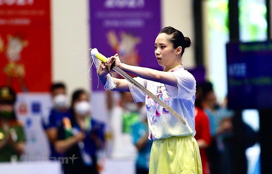 SEA Games 31: Wushu Việt Nam xuất sắc giành 3 huy chương Vàng trong ngày thi đấu đầu tiên