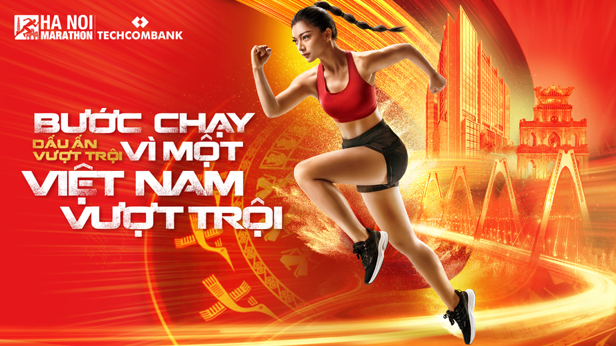 Giải chạy Hà Nội Marathon Techcombank lần đầu tiên cùng thông điệp 'Dấu ấn vượt trội' 