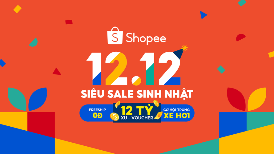 Shopee khởi động sự kiện 12.12 Siêu Sale Sinh nhật