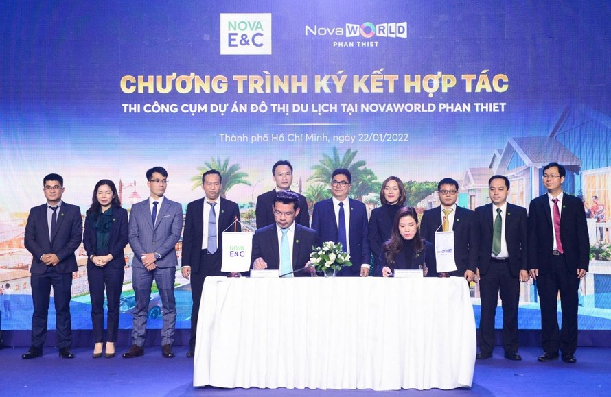 Nova E&C ký kết hợp tác thi công dự án đô thị du lịch tại NovaWorld Phan Thiet.