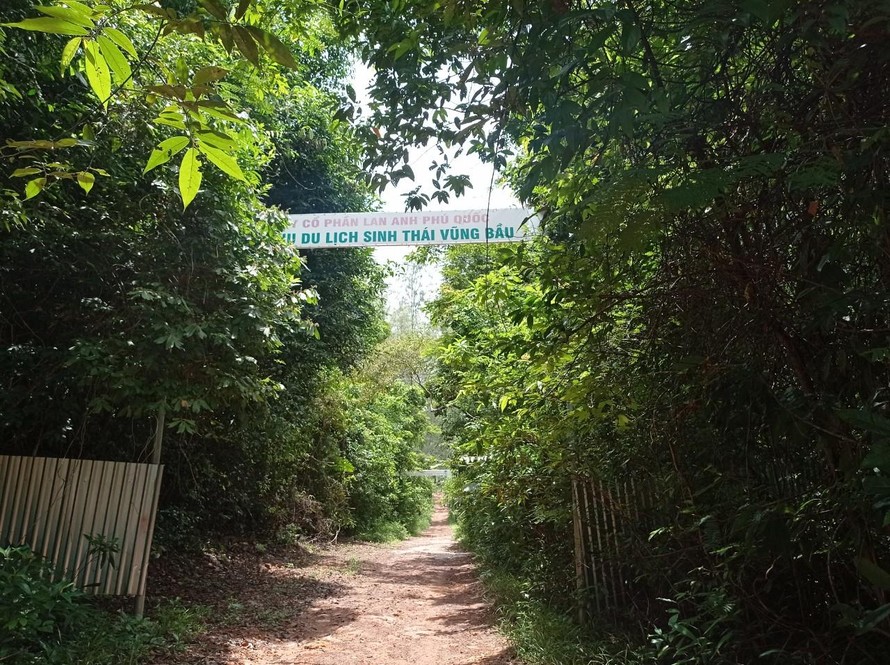 Dự án Khu du lịch sinh thái Vũng Bầu. 