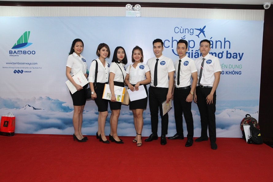 Các ứng viên tiếp viên thanh lịch của Bamboo Airways